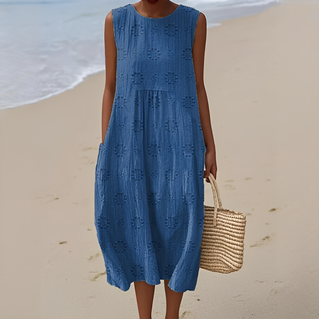 Robe d’Été Sans Manches Femme – Confort Léger et Style Intemporel