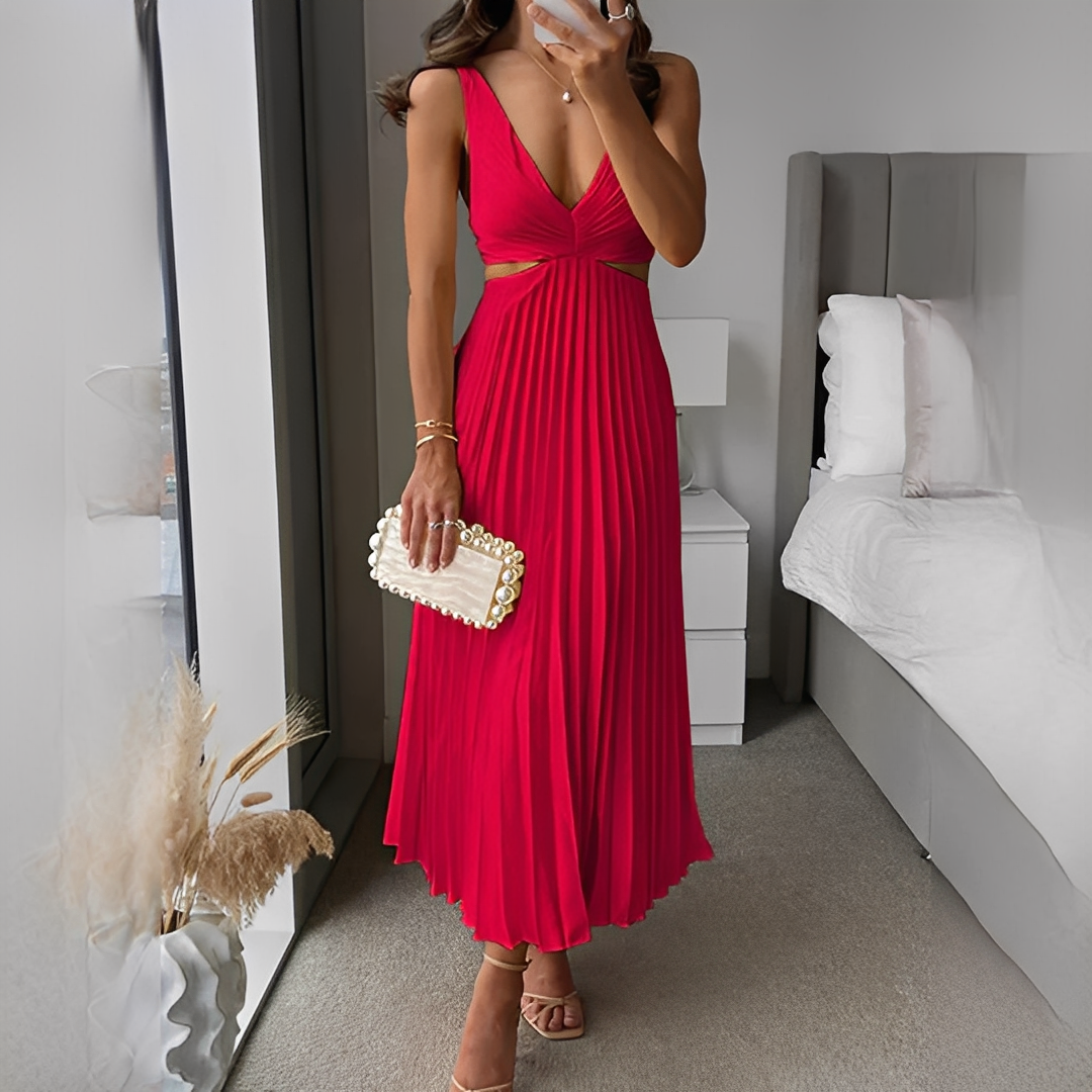 Robe Élégante Ajustée – Grâce & Éclat Naturel