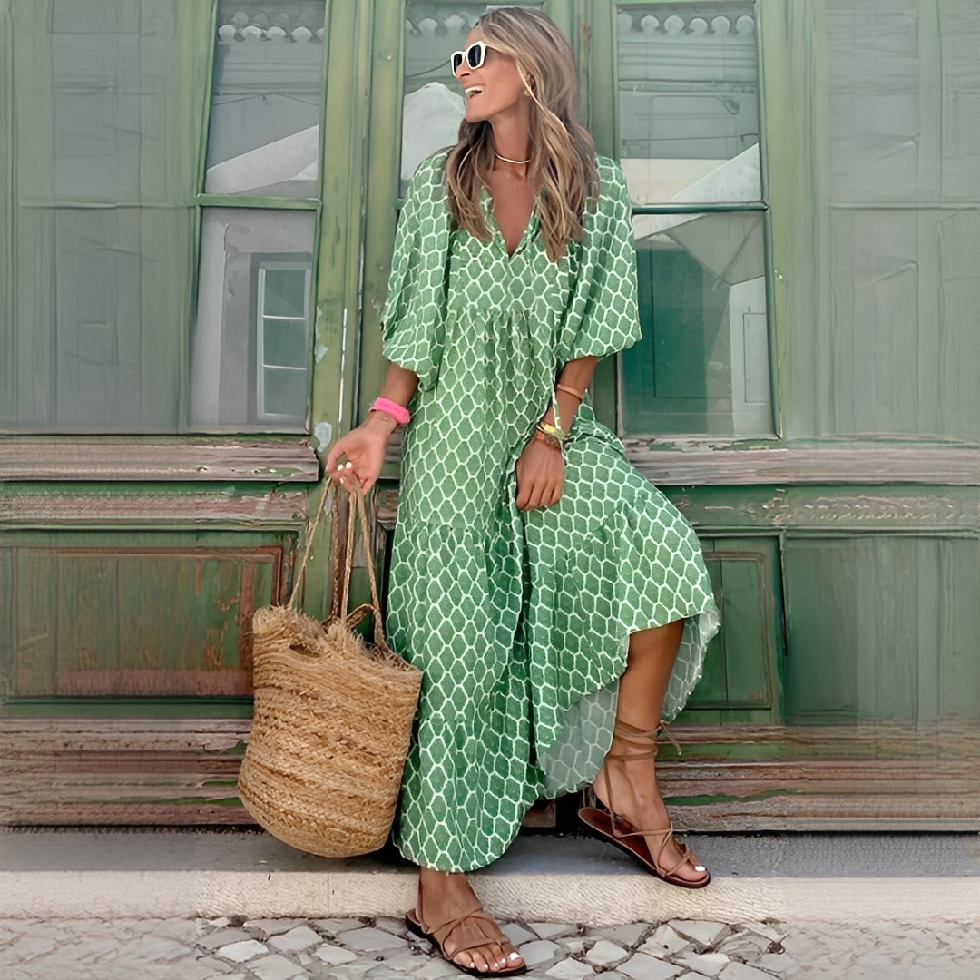 Robe Longue Bohème – Style Boho-Chic & Confort Léger