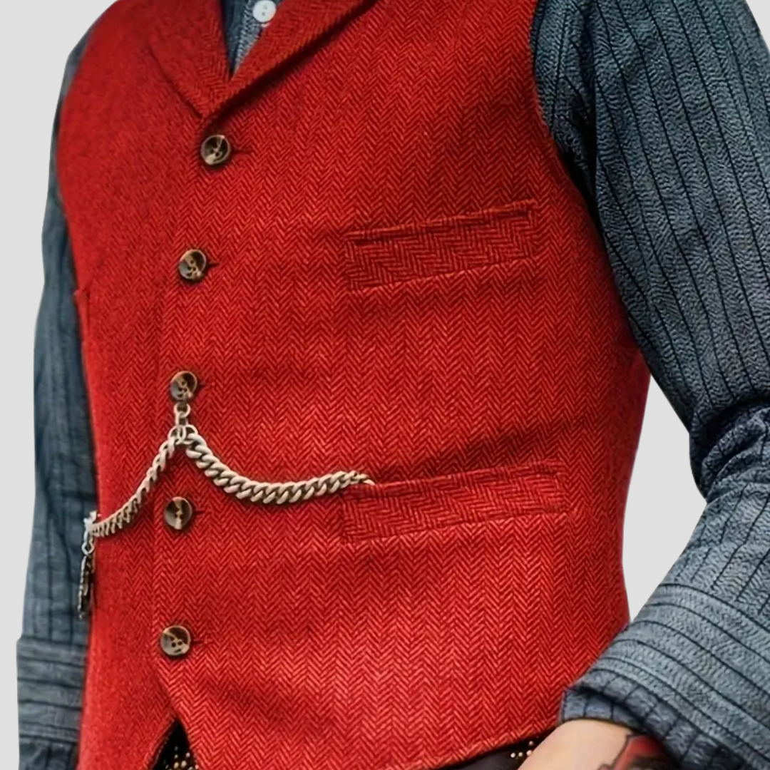 Tailored Wool Vest Homme | Gilet en Laine Classique et Élégant
