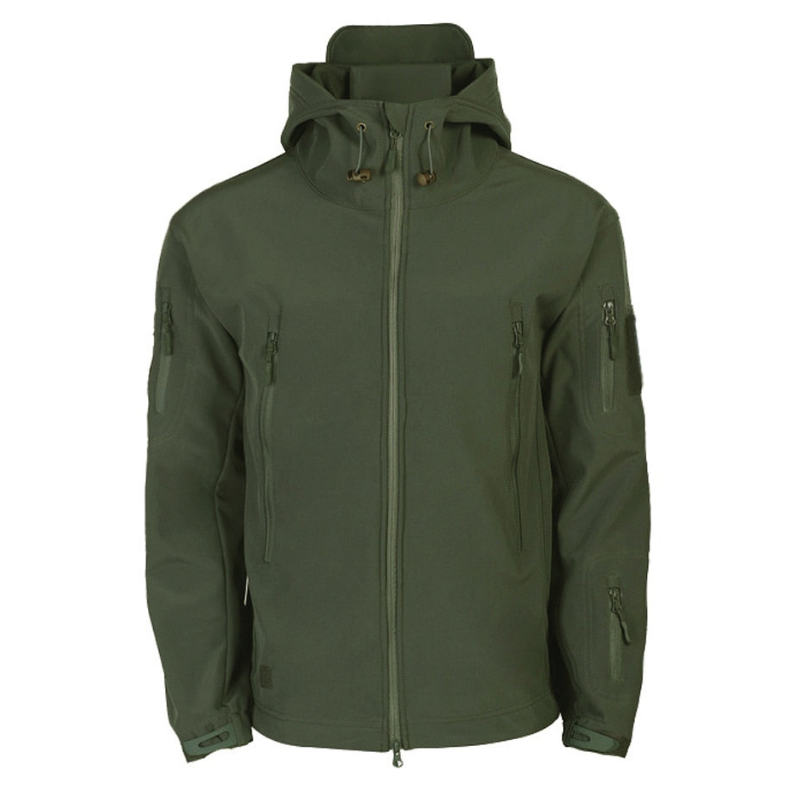 Eric | Veste fonctionnelle homme avec capuche – Multiples poches zippées, style outdoor avec col montant