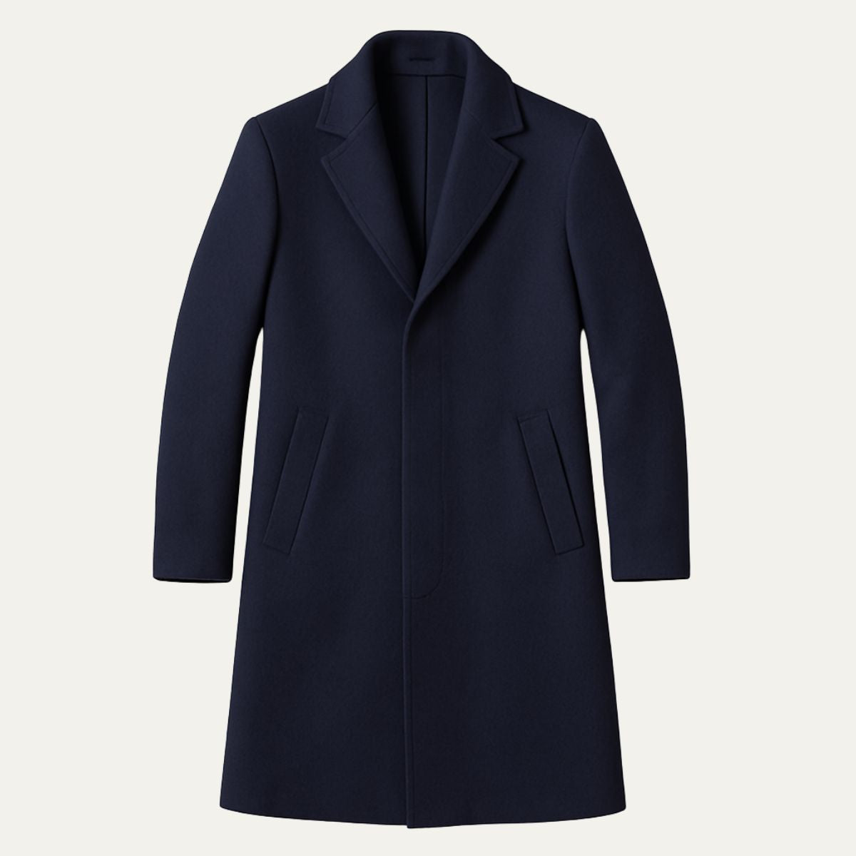Manteau Homme Mi-Long en Laine et Cachemire | Élégance et Chaleur Premium