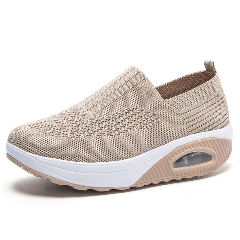 Sneakers Femme Slip-On Orthopédiques Respirantes et Confortables