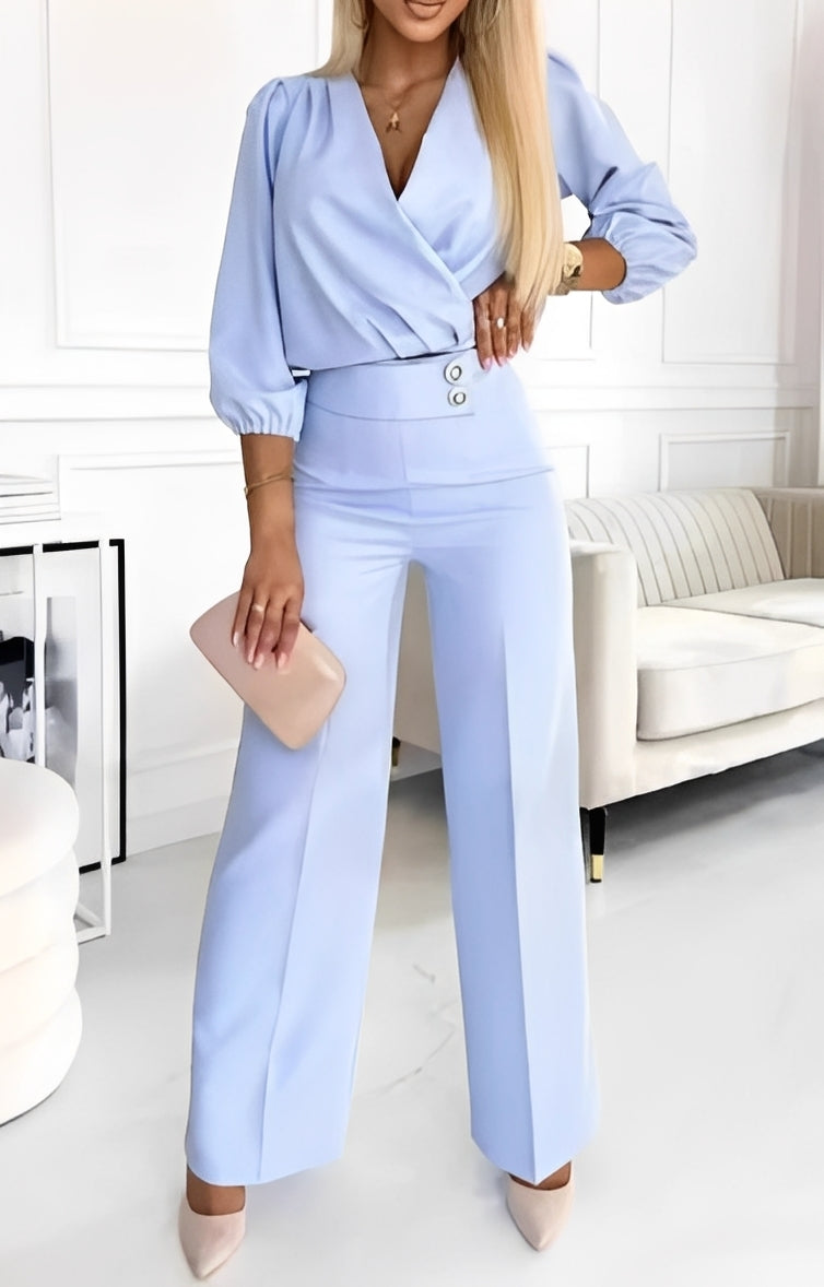 Ensemble Deux Pièces Femme Élégant – Style Classique et Confort Moderne
