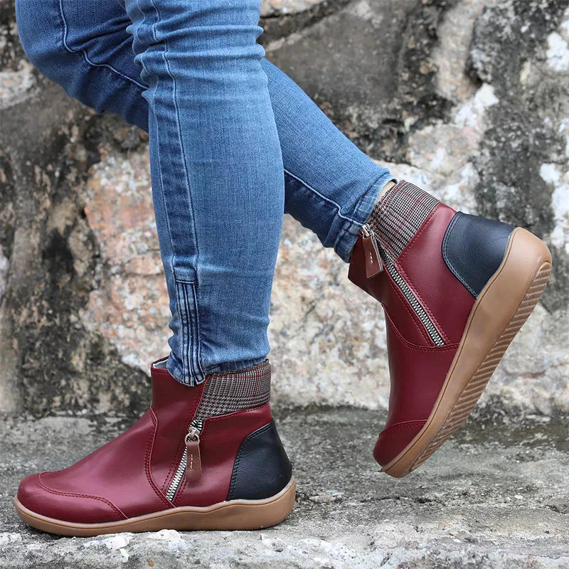 Bottines Femme Confortables avec Fermeture Éclair – Chic, Pratiques & Confortables