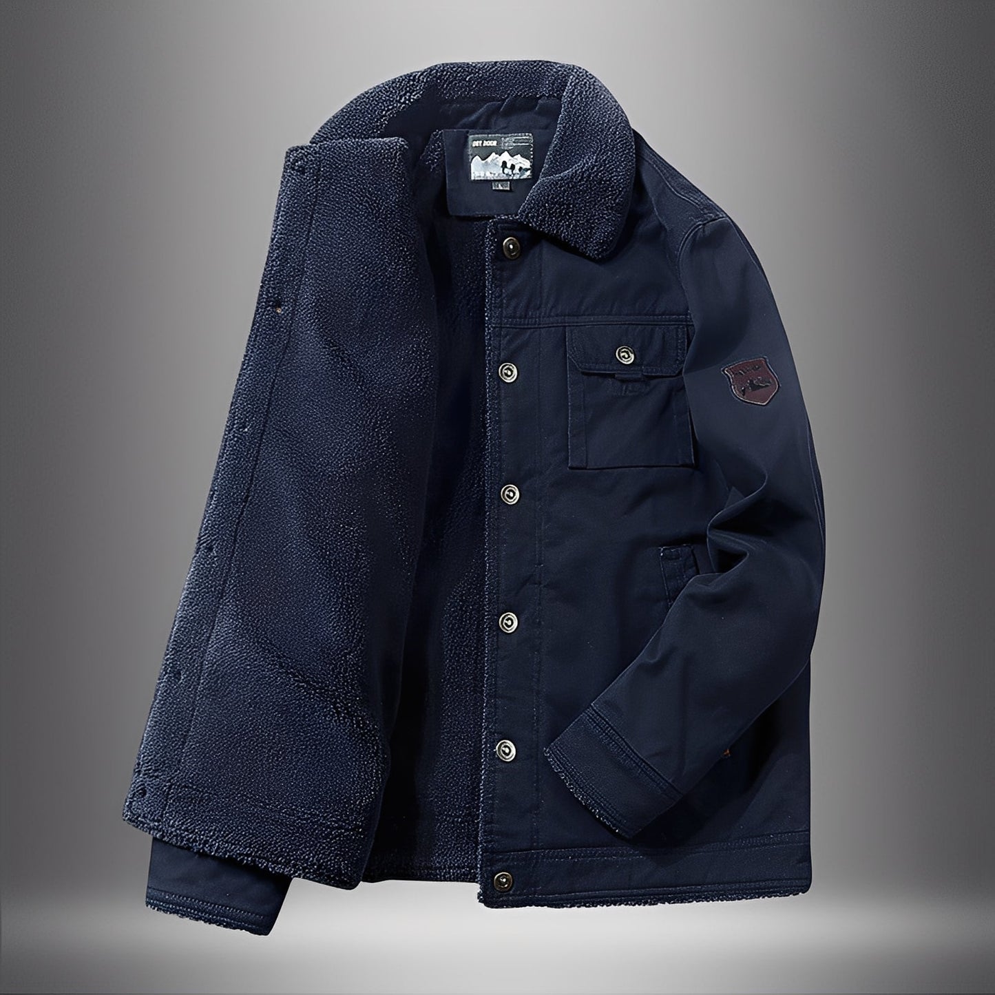 Veste Homme Moderne avec Fleece | Chaude, Robuste et Polyvalente