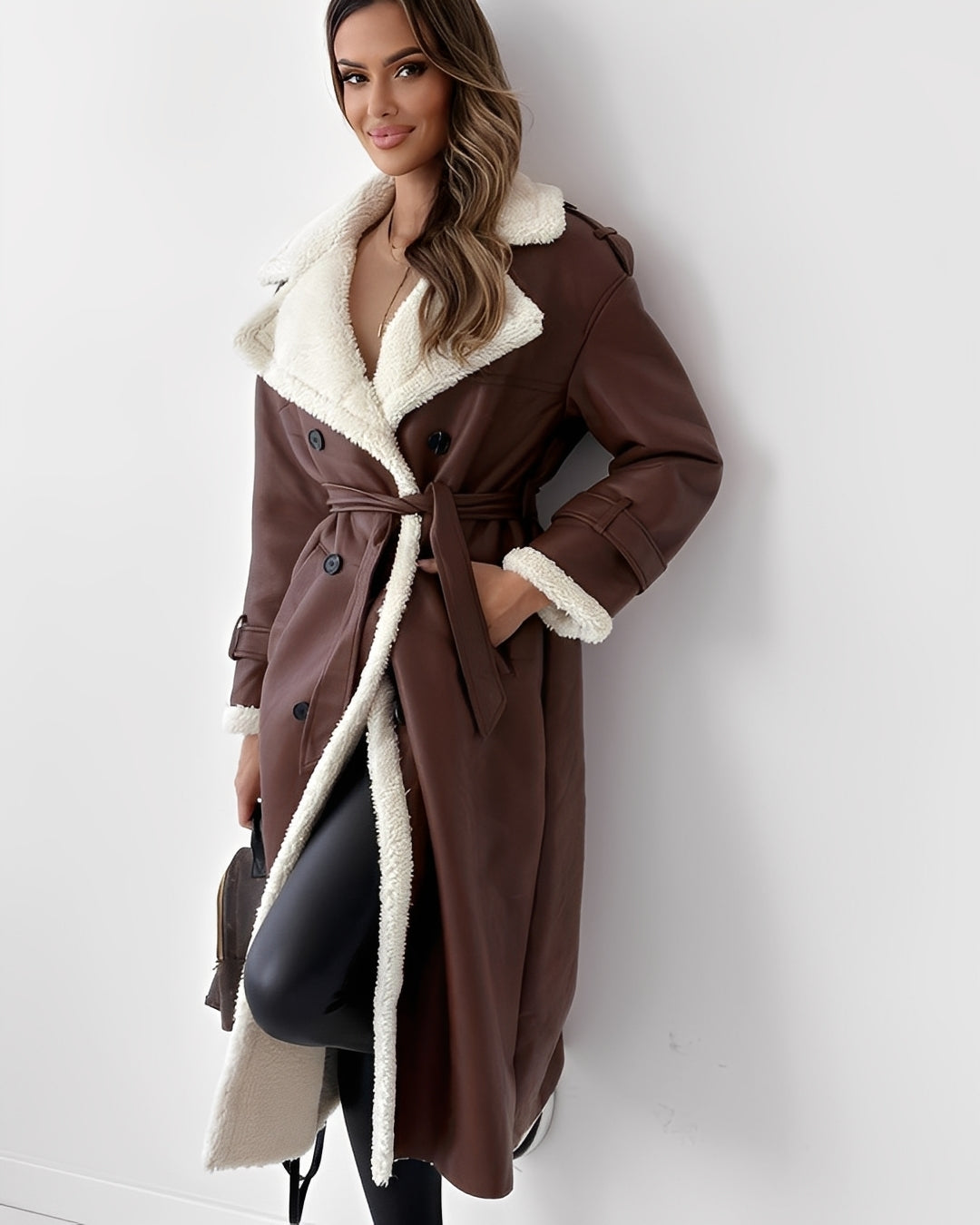 Manteau Femme Long Élégant à Doublure Matelassée | Style Chic et Chaleur
