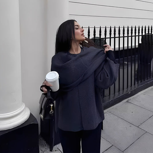 Manteau en maille élégant pour femme – Chic, Doux & Polyvalent