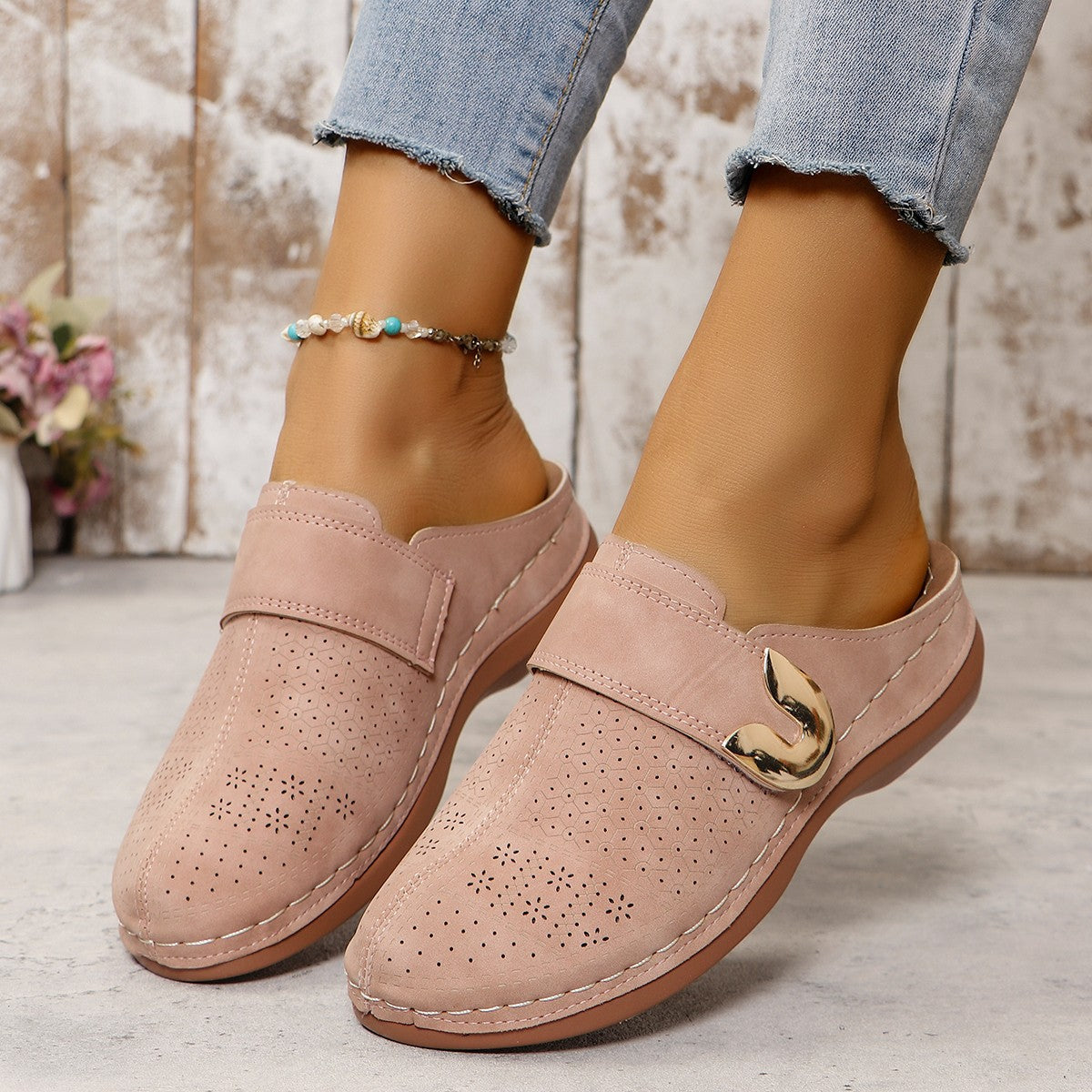 Chaussons Fermés Confort – Style Douillet pour la Maison