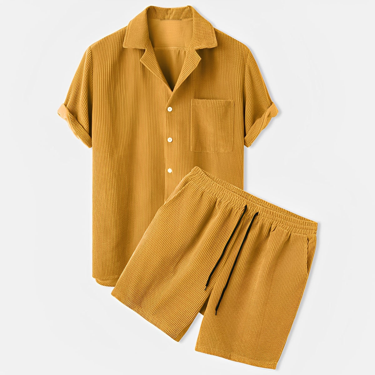 Ensemble Homme en Velours Côtelé – Style Moderne et Confort Doux