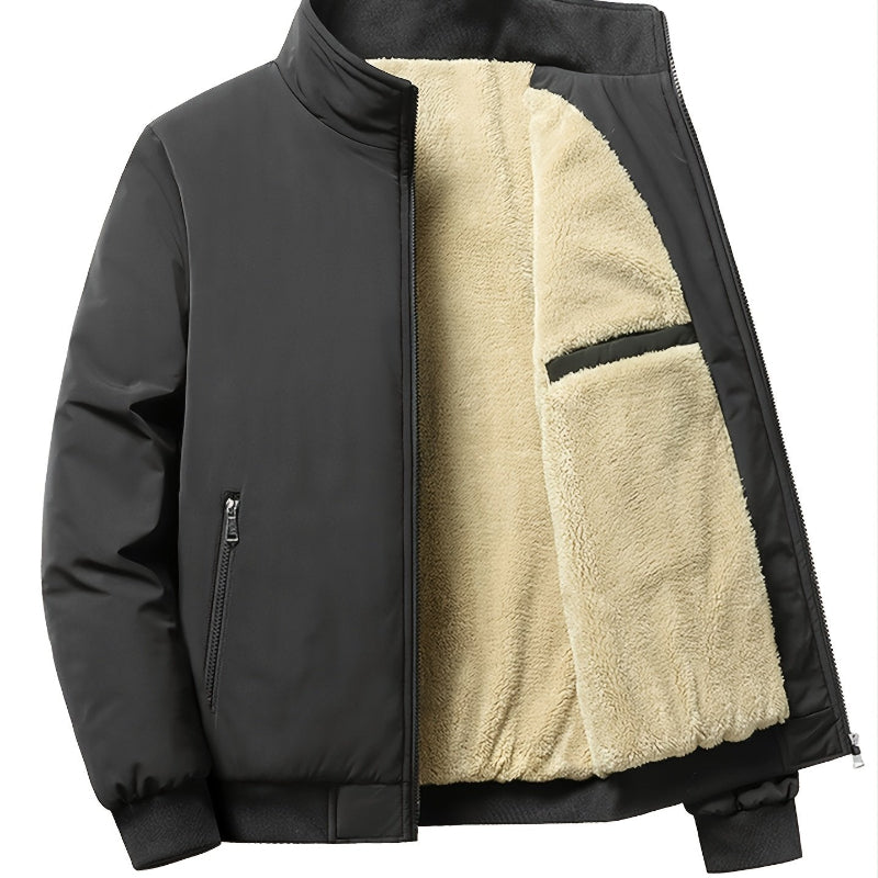 Kyle | Veste Homme Outdoor Zip Col Montant Doublée Polaire
