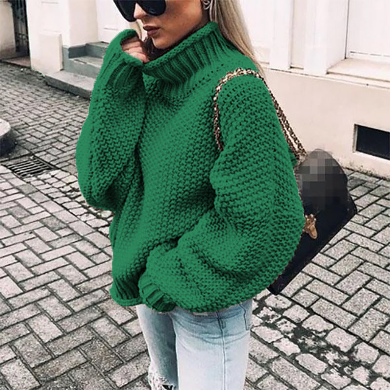 Gros Knit Turtleneck Femme | Pull Chaud et Chic pour l’Hiver