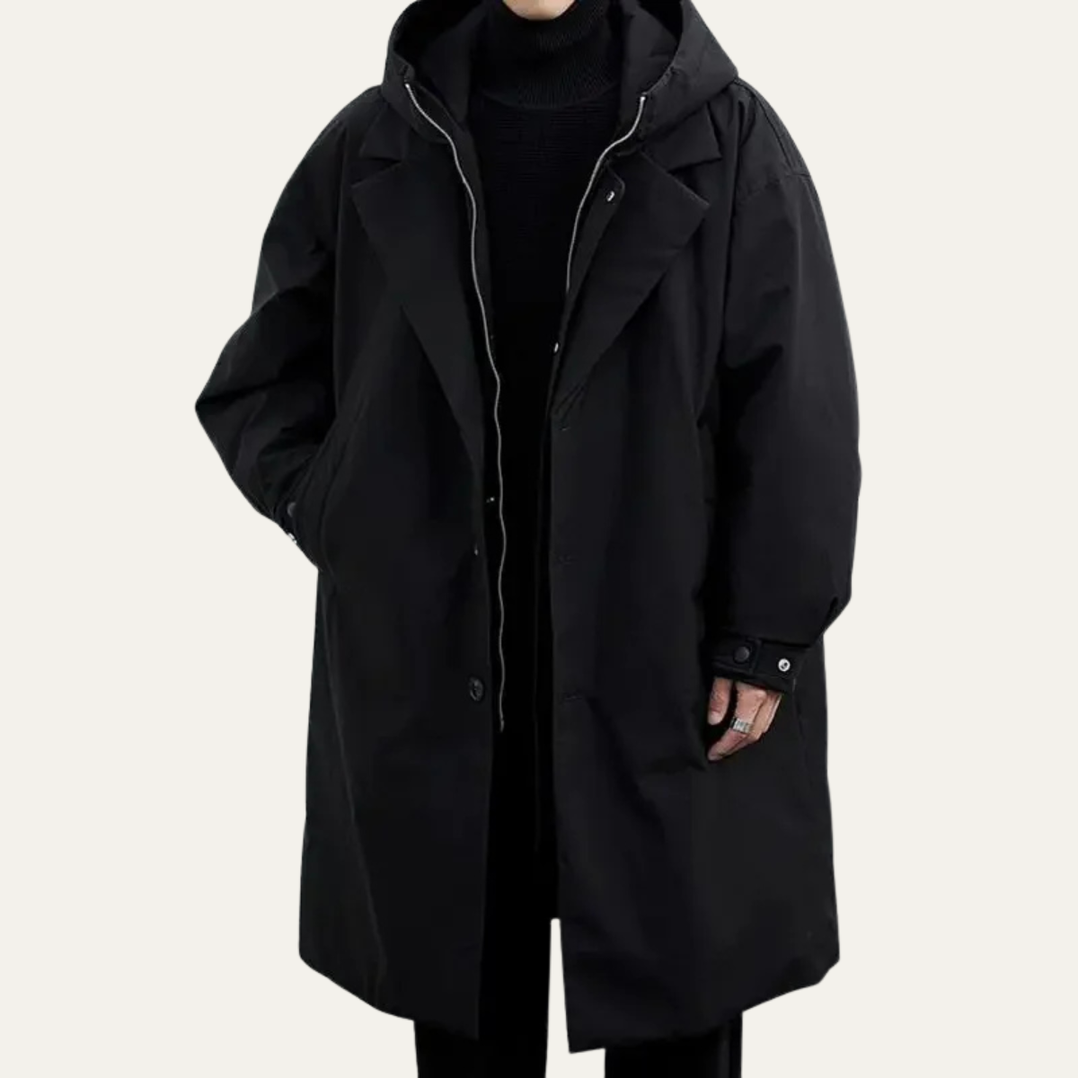 Parka Homme Longue à Capuche | Imperméable et Confort Premium