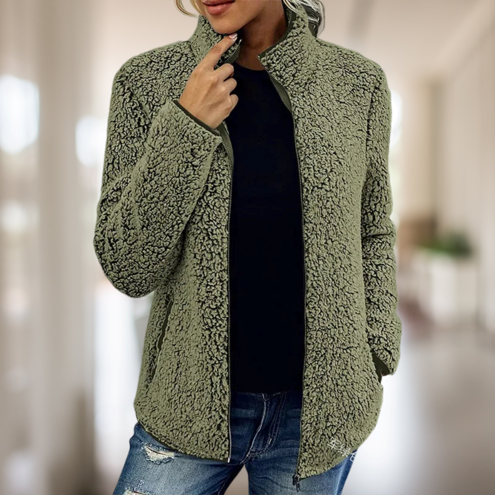 Veste Polaire Zippée Confortable – Chaleur Douce & Style Décontracté