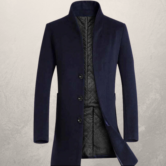 Manteau long élégant pour homme – Chic, Sophistiqué & Polyvalent