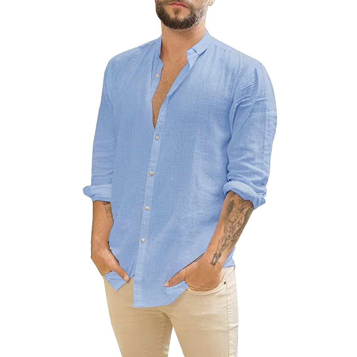 Chemise Homme Classique – Style Épuré et Confort Léger