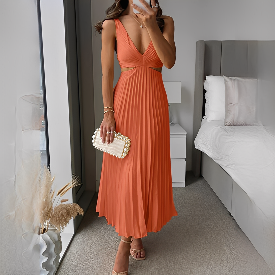 Robe Élégante Ajustée – Grâce & Éclat Naturel