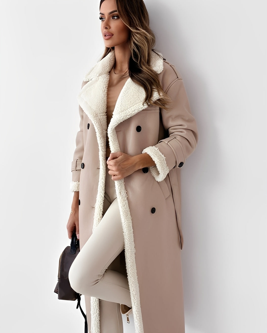 Manteau Femme Long Élégant à Doublure Matelassée | Style Chic et Chaleur