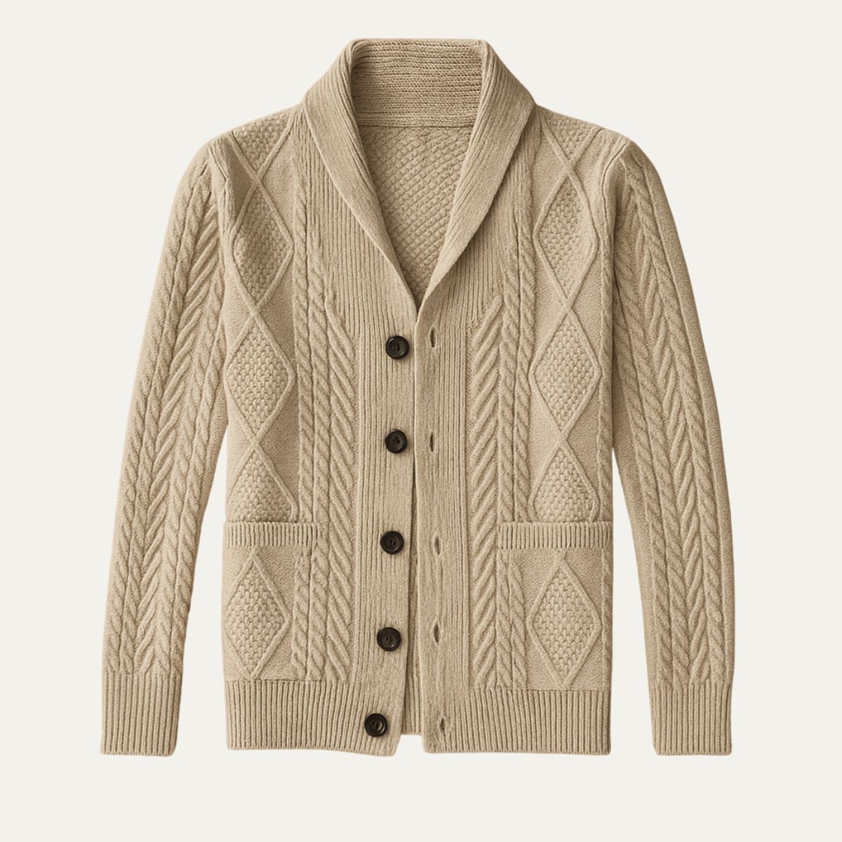 Cardigan Homme en Cachemire | Confort Luxueux et Style Élégant
