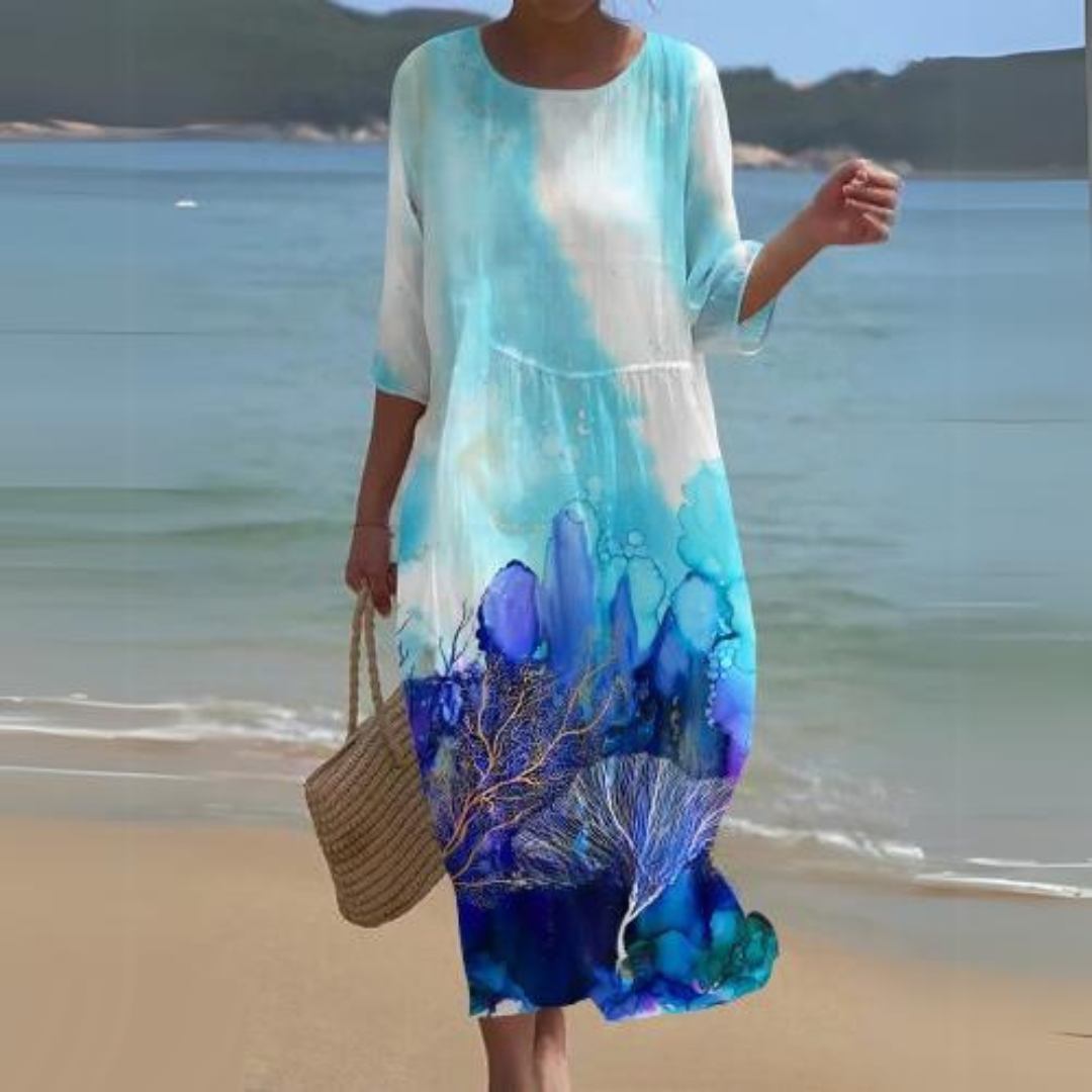 Robe Midi Élégante pour Femme – Style Intemporel & Élégance Moderne