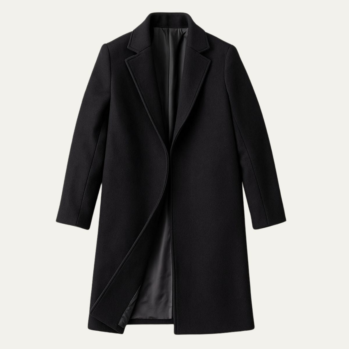 Manteau Homme Mi-Long en Laine et Cachemire | Élégance et Chaleur Premium