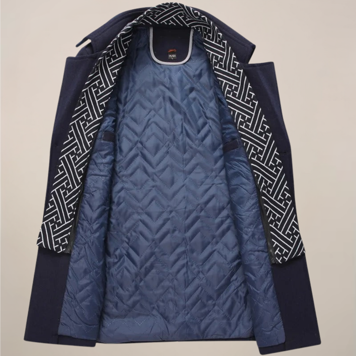 Manteau Long Hiver Homme à Boutons | Élégance Classique et Chaleur Raffinée