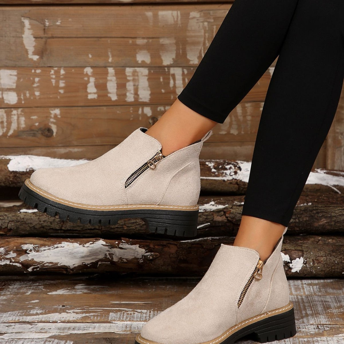Bottines Chelsea Femme Robustesse et Style | Fermeture Zippée