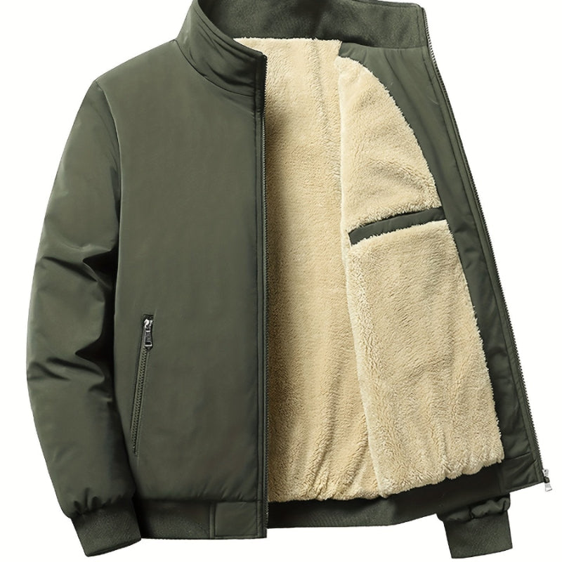 Kyle | Veste Homme Outdoor Zip Col Montant Doublée Polaire