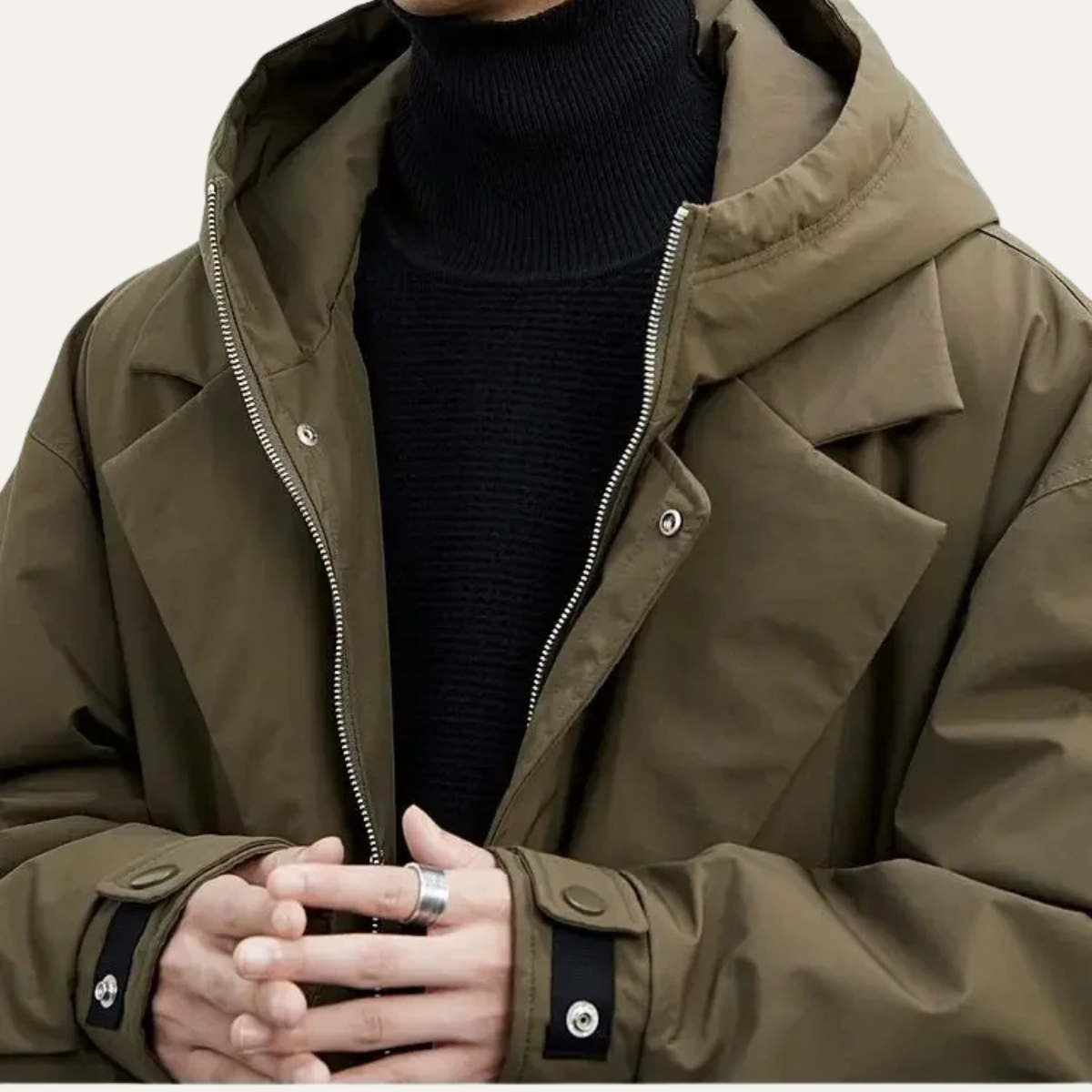 Parka Homme Longue à Capuche | Imperméable et Confort Premium