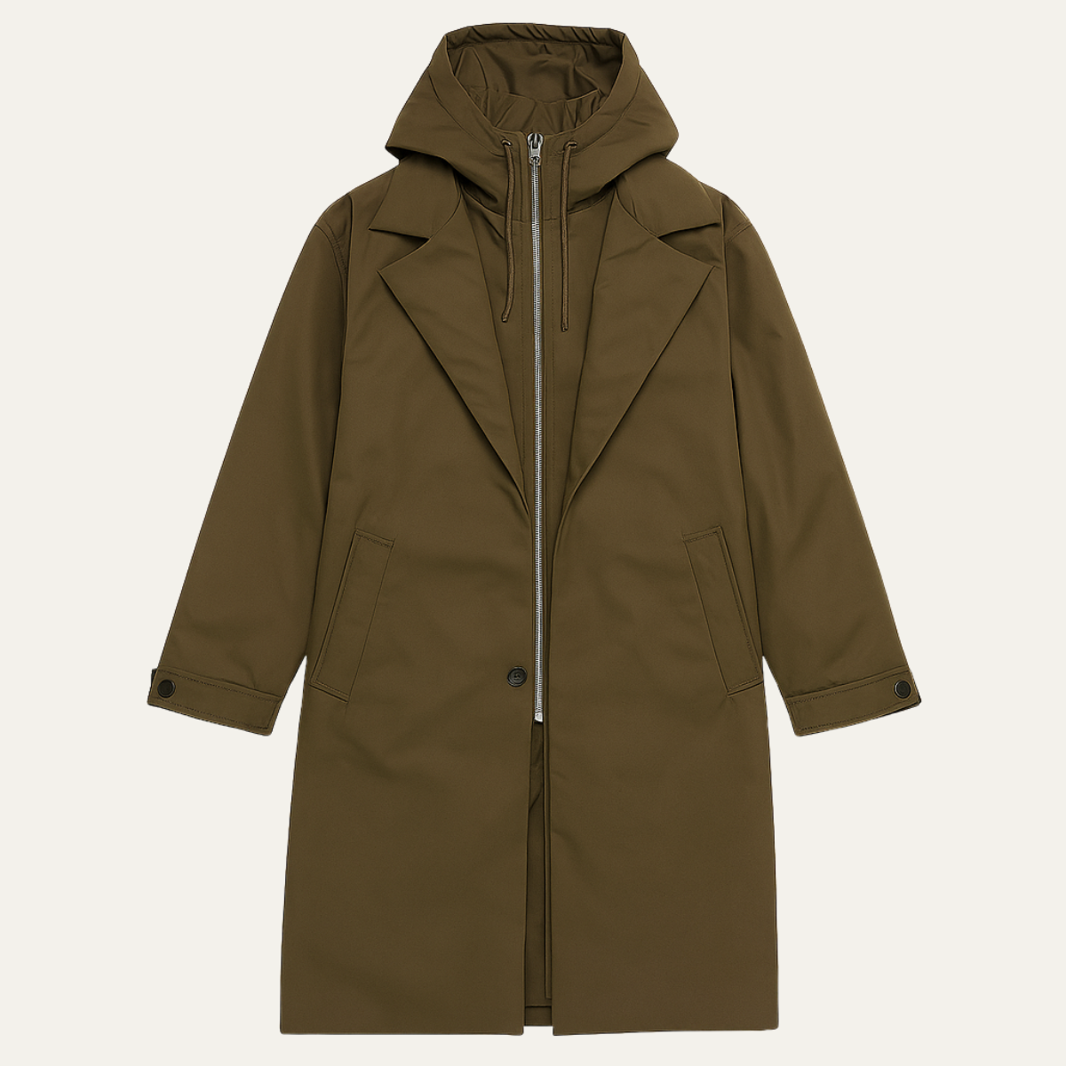 Parka Homme Longue à Capuche | Imperméable et Confort Premium