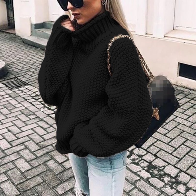 Gros Knit Turtleneck Femme | Pull Chaud et Chic pour l’Hiver