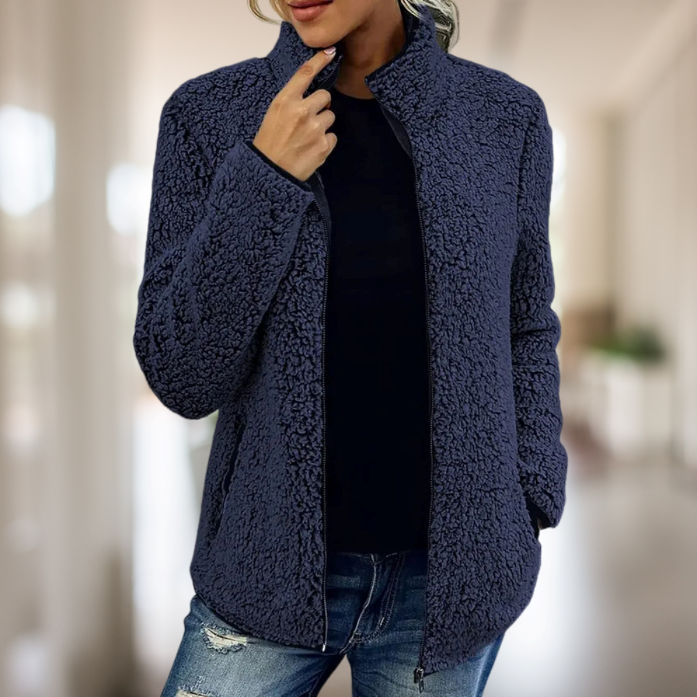 Veste Polaire Zippée Confortable – Chaleur Douce & Style Décontracté