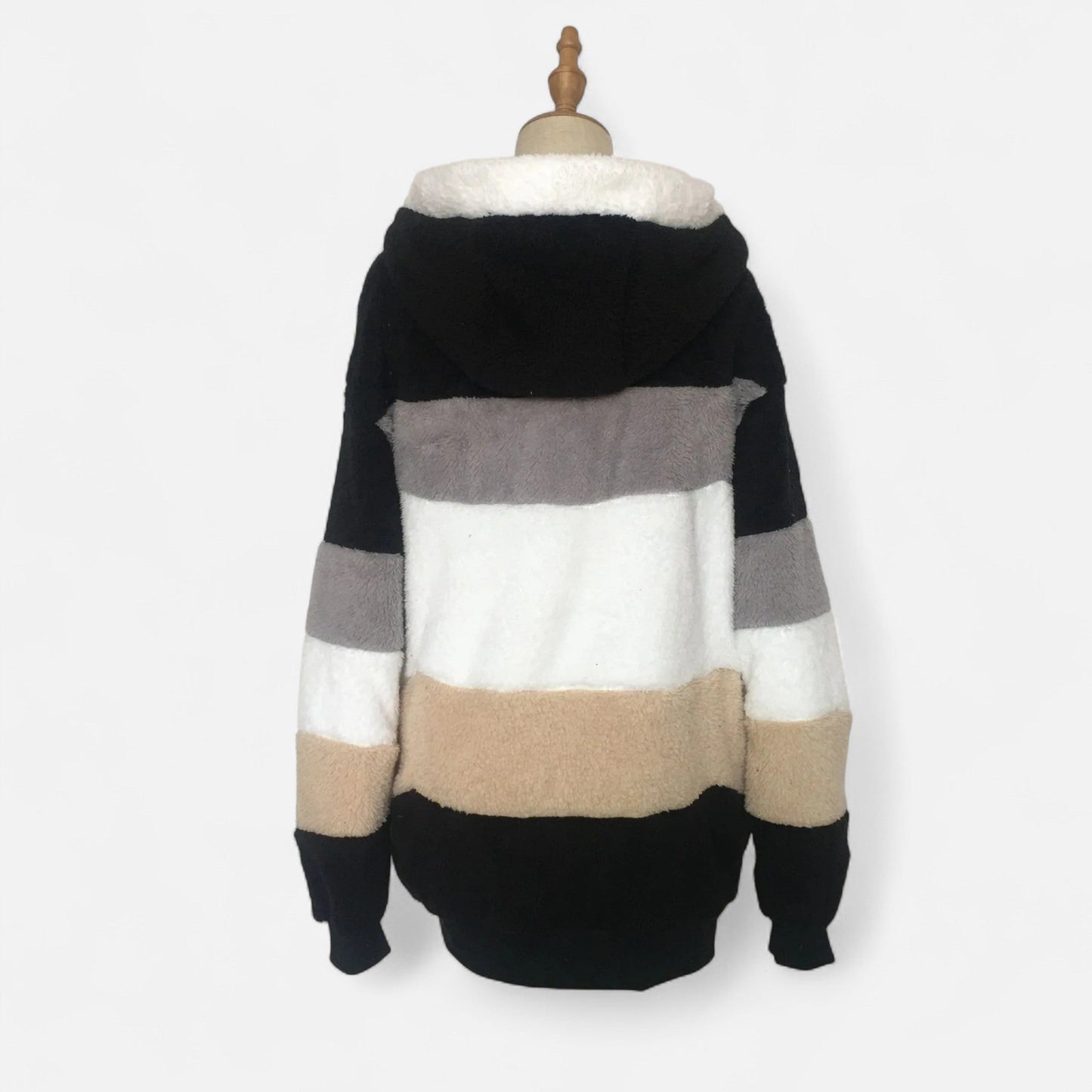 Oversized Hooded Jacket Femme | Veste Chaude Automne Hiver | Élégance Décontractée & Confort Douillet