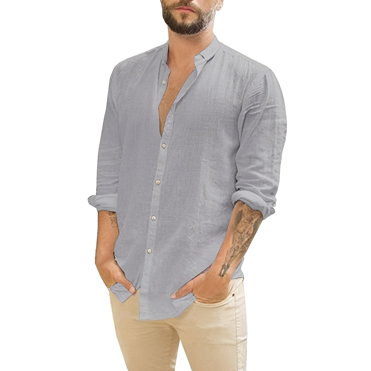 Chemise Homme Classique – Style Épuré et Confort Léger