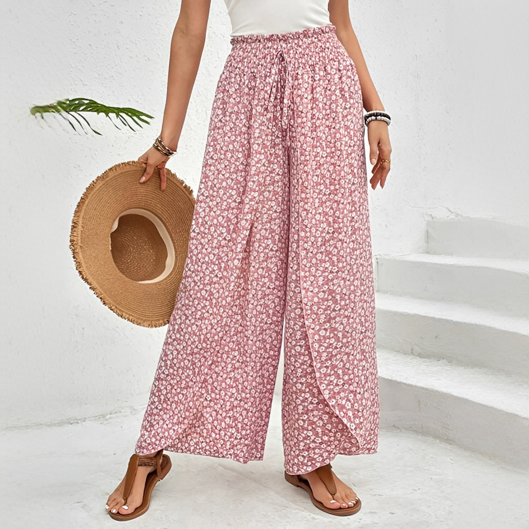 Pantalon d’Été Femme Léger avec Cordon – Confort Décontracté pour les Journées Chaudes