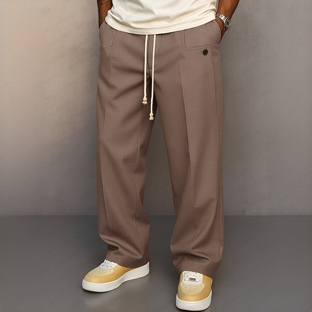 Pantalon Homme avec Cordon de Serrage – Style Moderne et Confort Quotidien