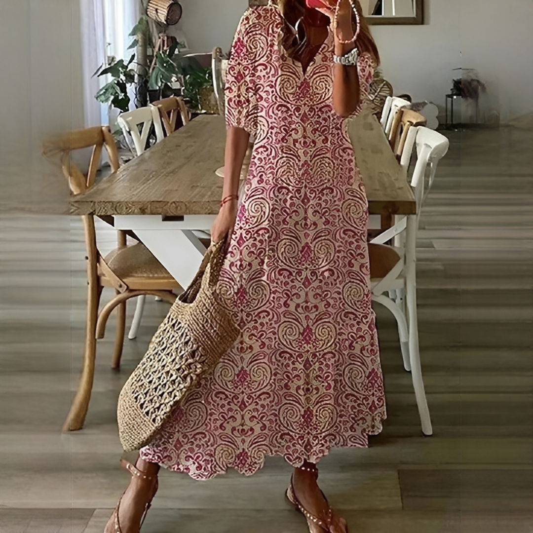 Robe d’Été Femme Élégante et Légère à Silhouette Féminine