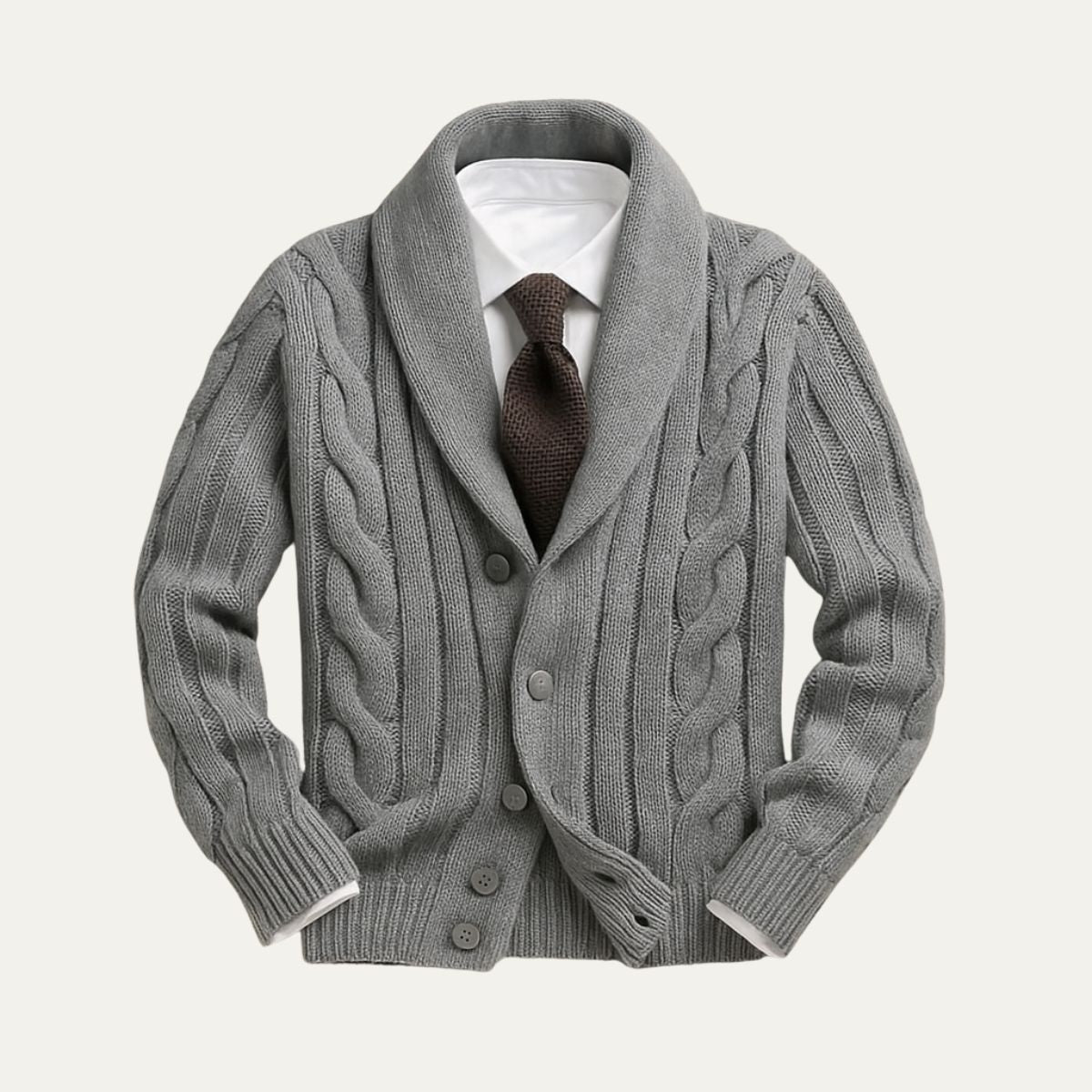 Cardigan Homme Laine Mérinos | Style Élégant et Confort Premium
