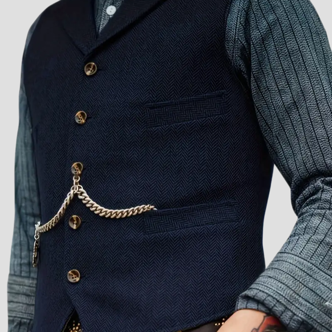 Tailored Wool Vest Homme | Gilet en Laine Classique et Élégant