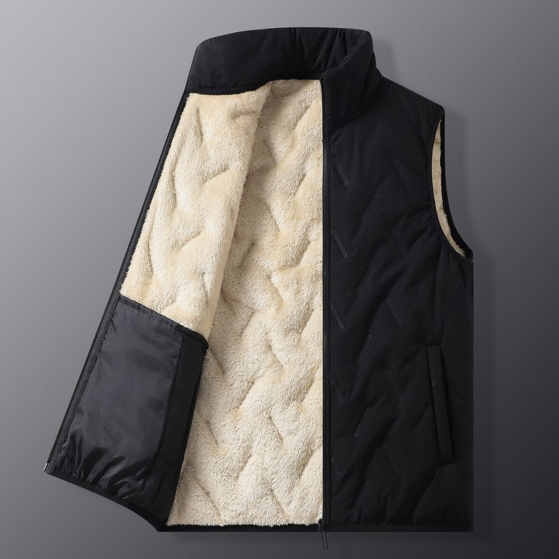 Gilet Sherpa Homme | Doublure Peluche pour Chaleur et Confort