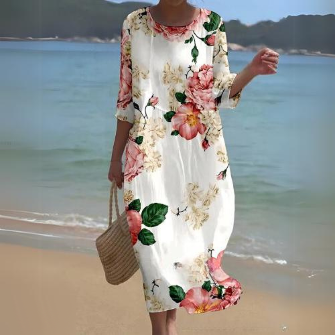 Robe Midi Élégante pour Femme – Style Intemporel & Élégance Moderne