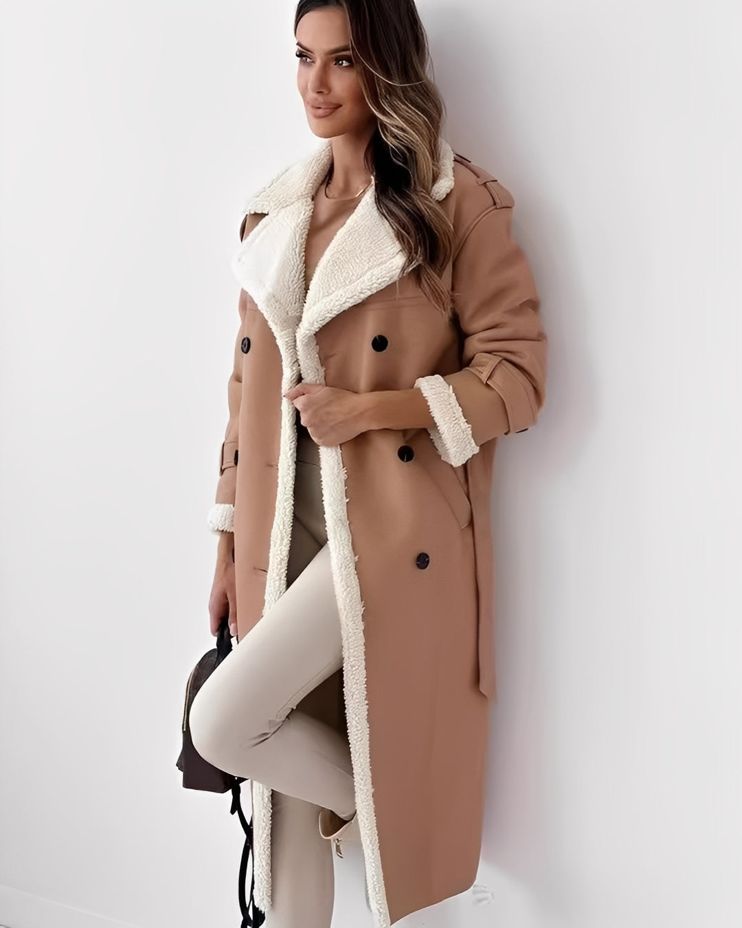 Manteau Femme Long Élégant à Doublure Matelassée | Style Chic et Chaleur