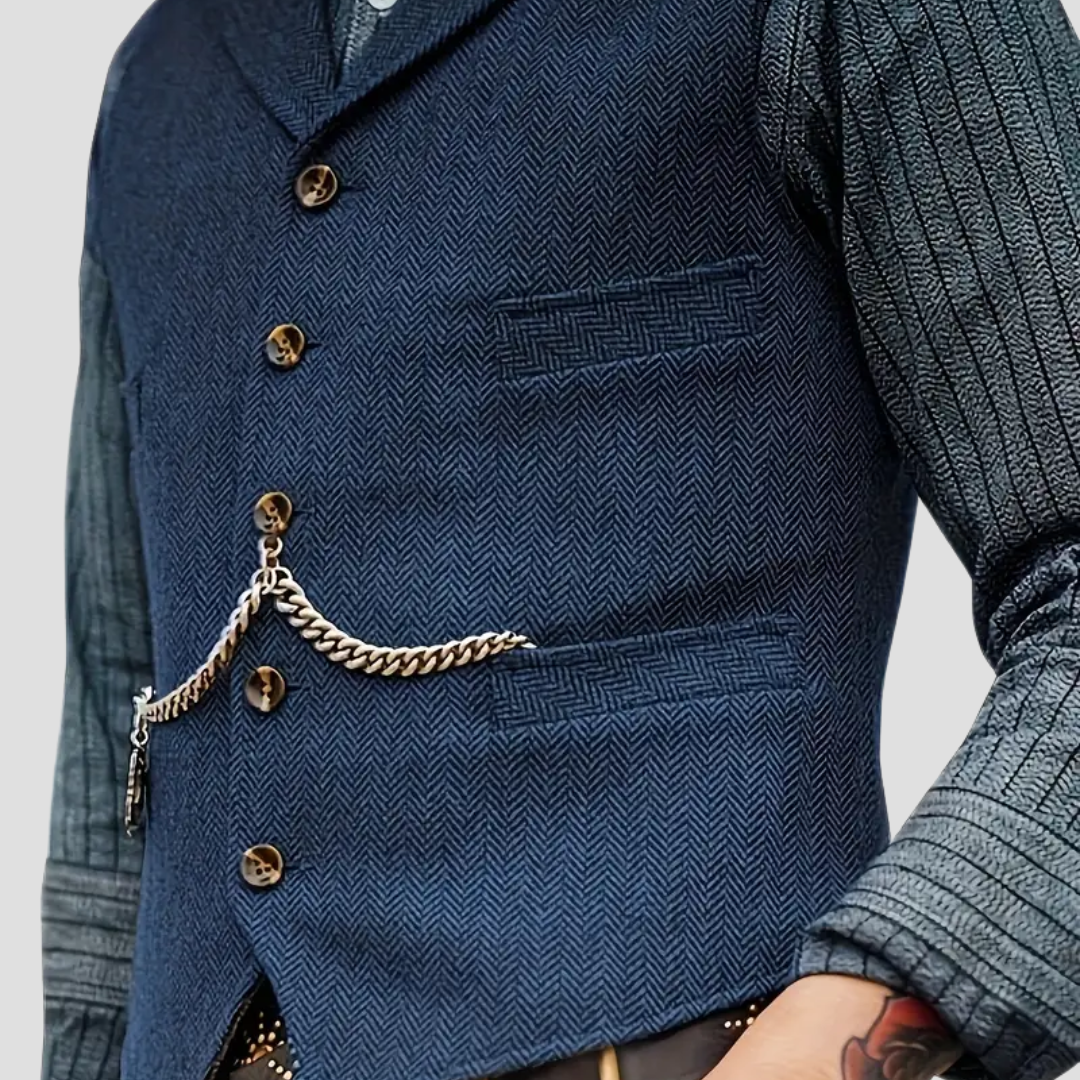 Tailored Wool Vest Homme | Gilet en Laine Classique et Élégant