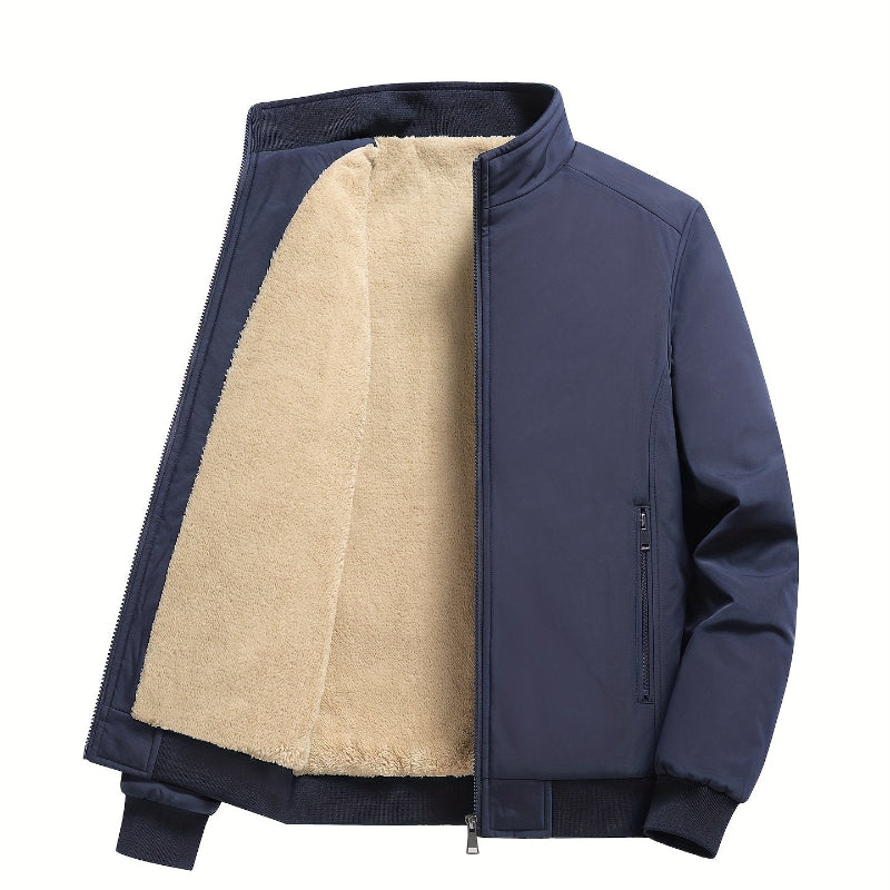 Kyle | Veste Homme Outdoor Zip Col Montant Doublée Polaire