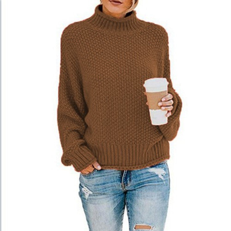 Gros Knit Turtleneck Femme | Pull Chaud et Chic pour l’Hiver