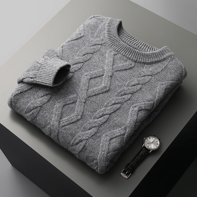 Pull Homme Épais Tricoté | Chaleur et Style Raffiné