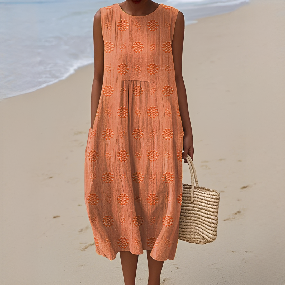Robe d’Été Sans Manches Femme – Confort Léger et Style Intemporel
