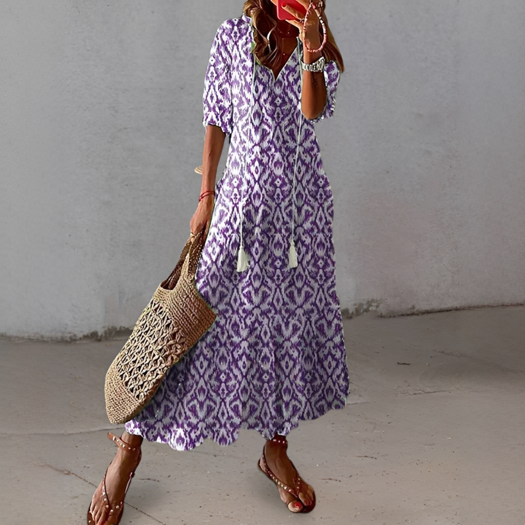 Robe d’Été Femme Élégante et Légère à Silhouette Féminine