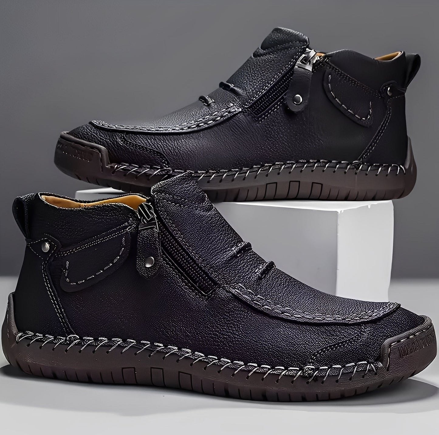 Chaussures Homme Modernes à Fermeture Éclair | Confort et Élégance Quotidienne