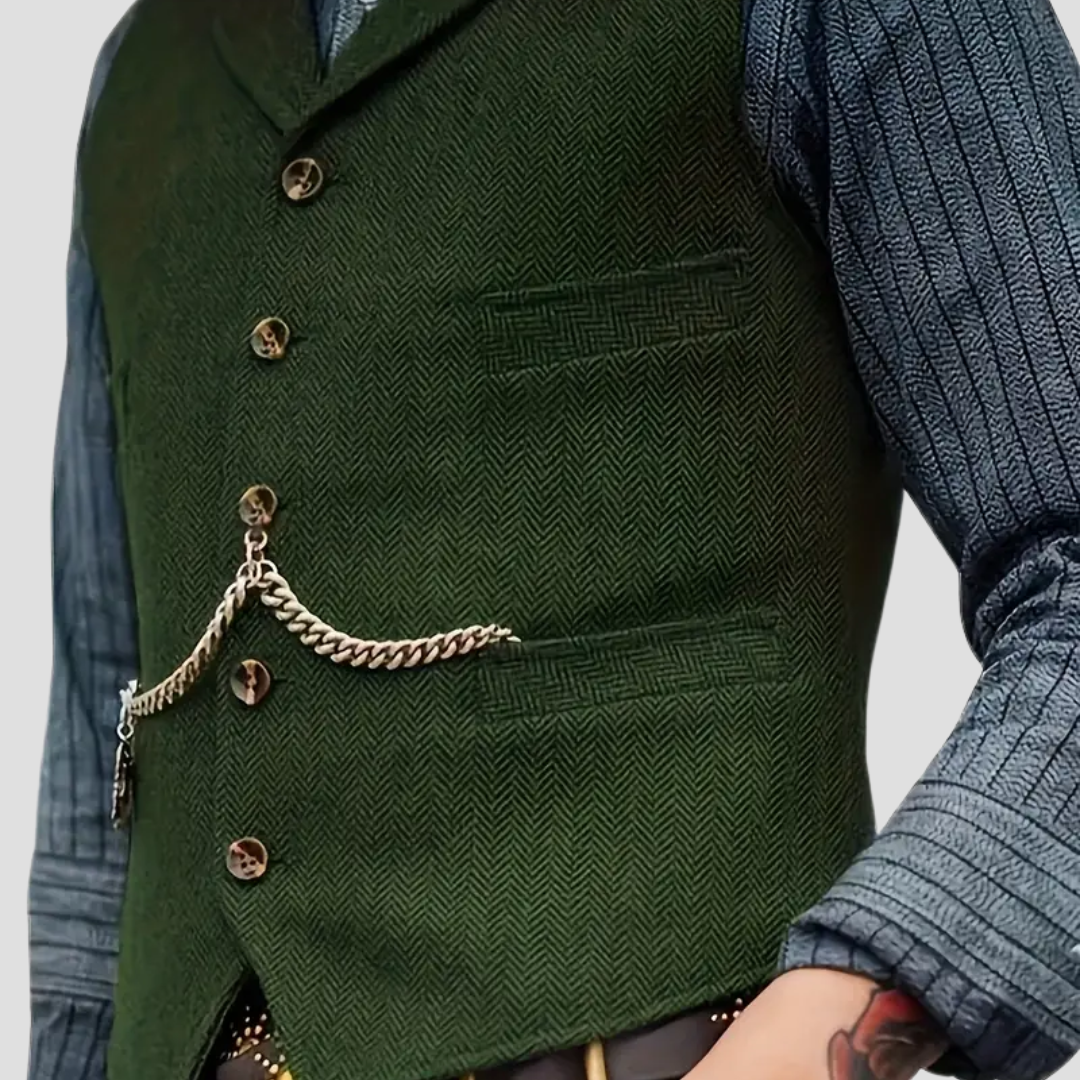 Tailored Wool Vest Homme | Gilet en Laine Classique et Élégant